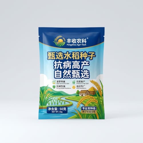 水稻种子复合袋 水稻种子防水隔湿种子专用包装袋