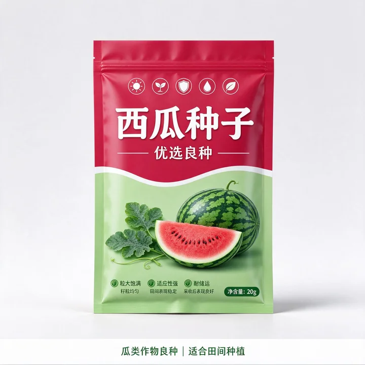 瓜类种子包装袋 西瓜甜瓜种子耐摩擦彩印包装袋