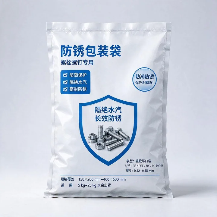 紧固件防潮袋 螺栓螺钉隔绝水汽防锈密封包装袋