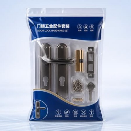 门锁五金配件袋 门锁锁具配件防潮防锈复合包装袋