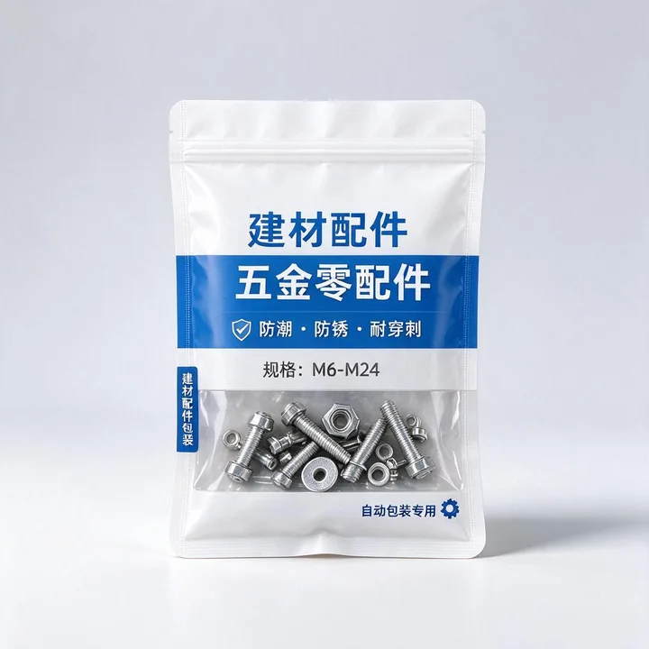 建材配件自动卷膜 建材零配件全自动包装