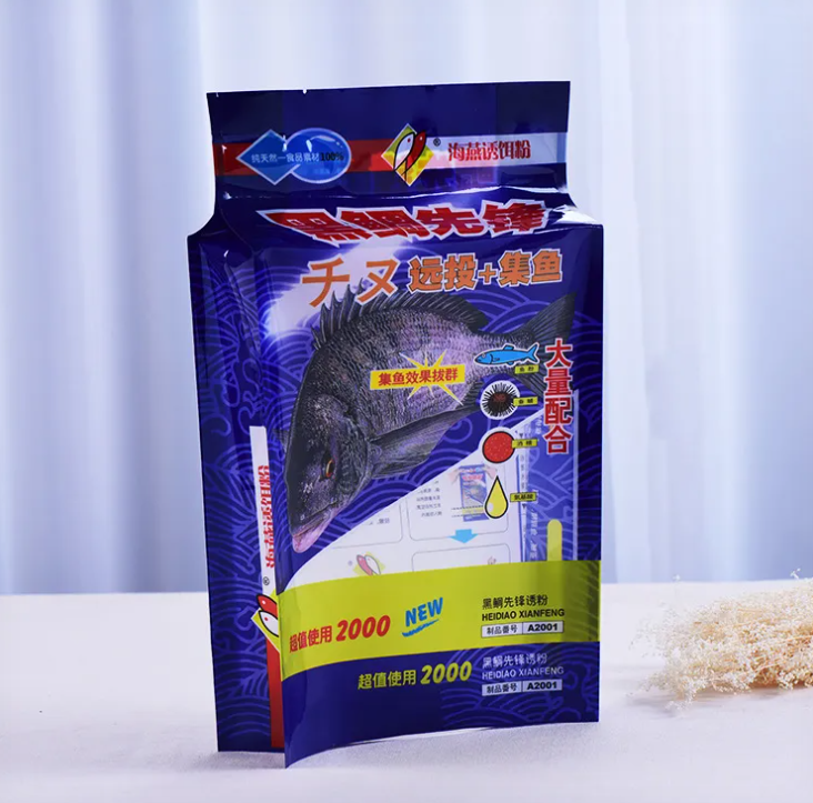 渔具饵料包装袋怎么选？鱼饵窝料防结块防潮密封袋定制要点